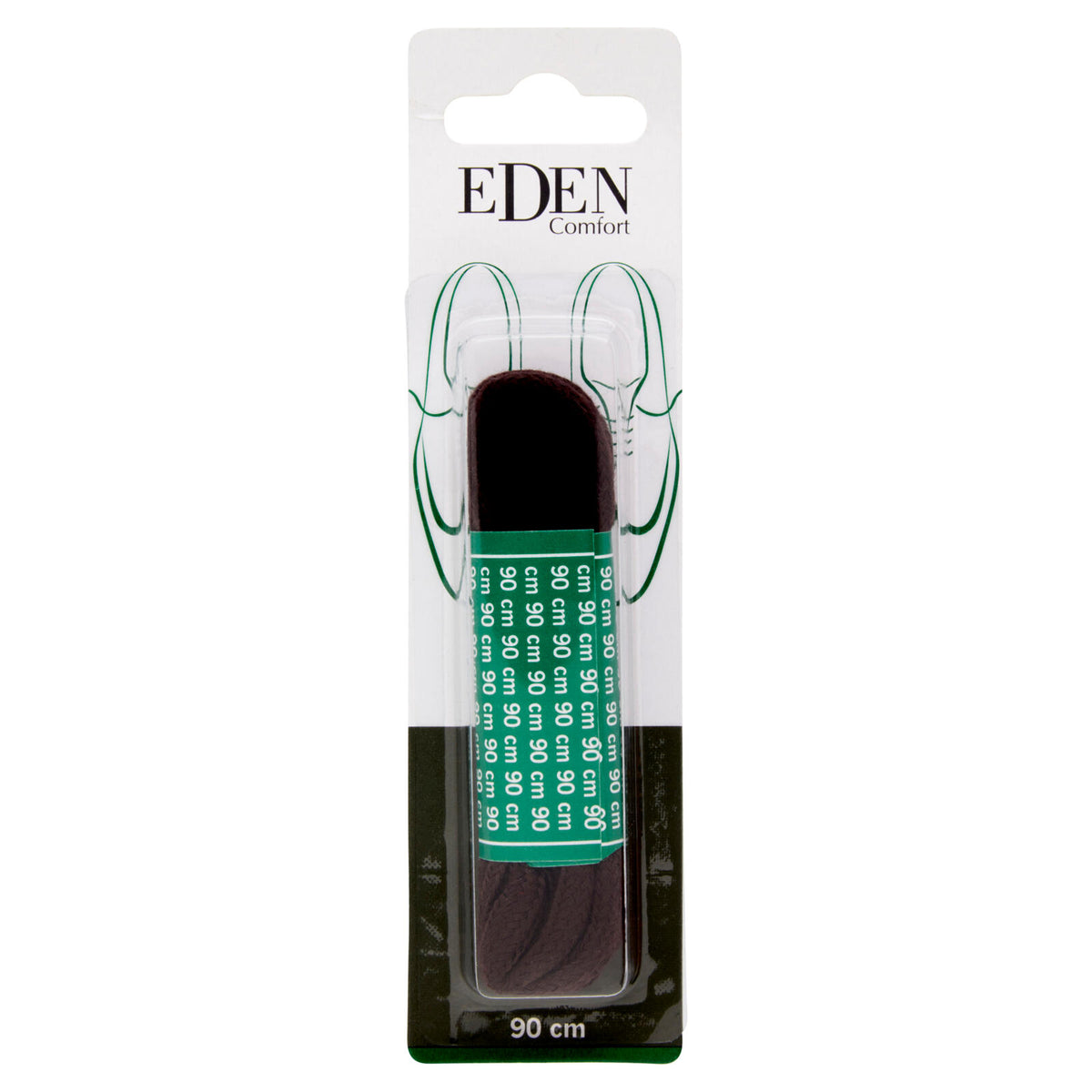Eden Comfort Lacci tondi marroni 90 cm 1 Paio (25525864)
