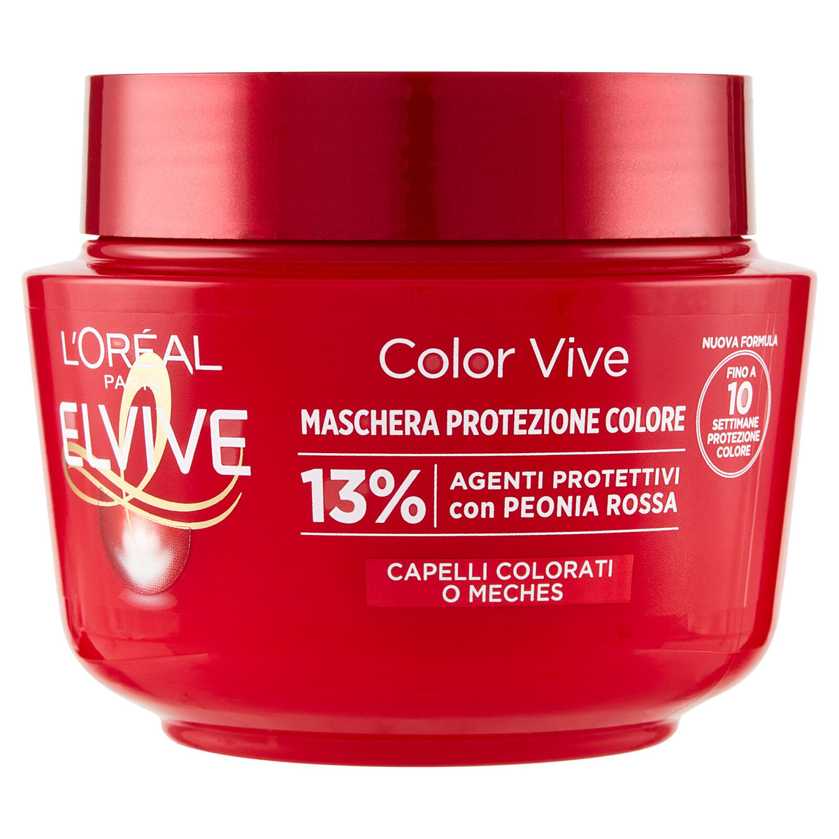 L'Oréal Paris Maschera Capelli Elvive Color Vive, Per Capelli Colorati o con Mèches, 300 ml (25531962)