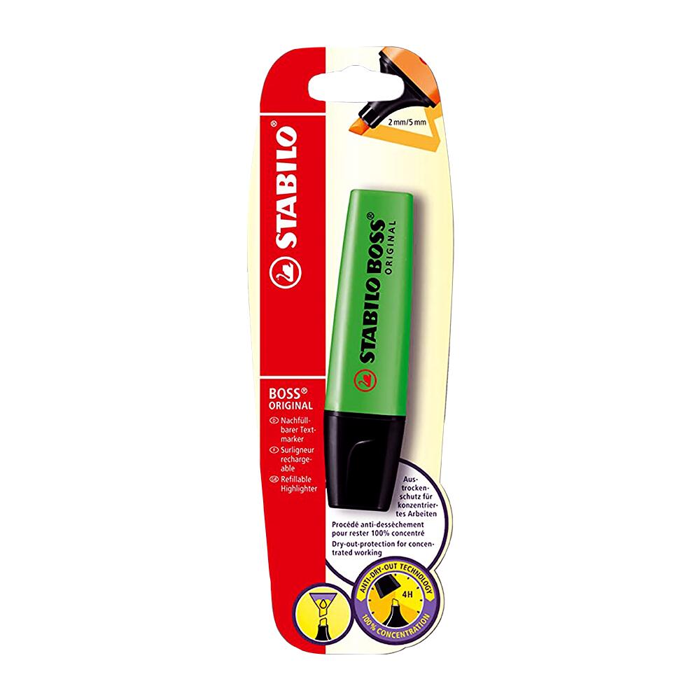 STABILO Boss Original evidenziatore verde - blister da 1 pz. (25608111)