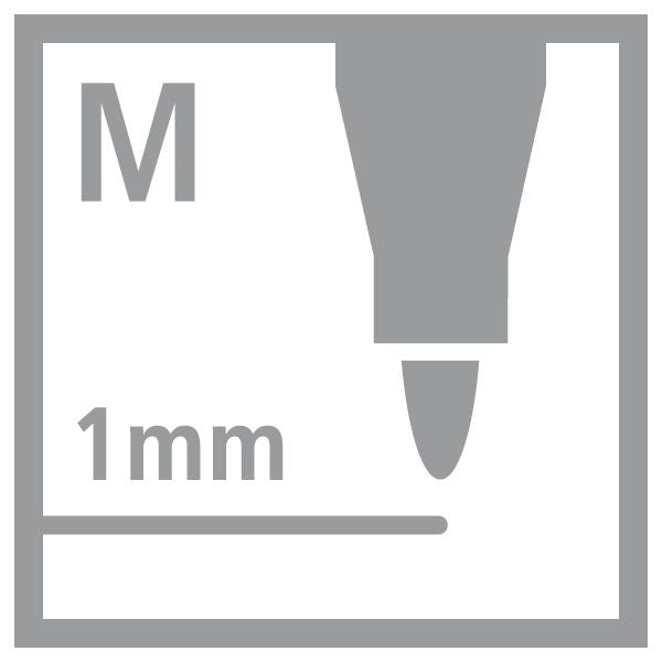 Marcatore - STABILO OHPen universal Permanente - Tratto Medio (1 mm) - Blu (25534226)