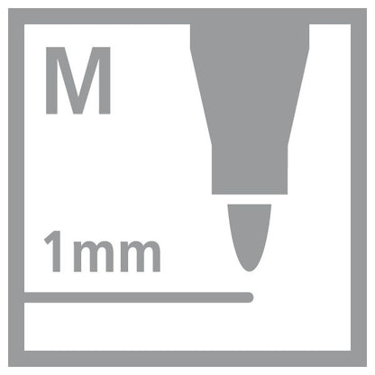 Marcatore - STABILO OHPen universal Permanente - Tratto Medio (1 mm) - Nero (25534233)