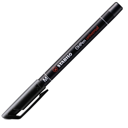 Marcatore - STABILO OHPen universal Permanente - Tratto Medio (1 mm) - Nero (25534235)