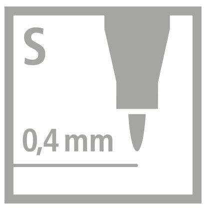 Marcatore - STABILO OHPen universal Permanente - Tratto Superfine (0,4 mm) - Rosso (25534268)