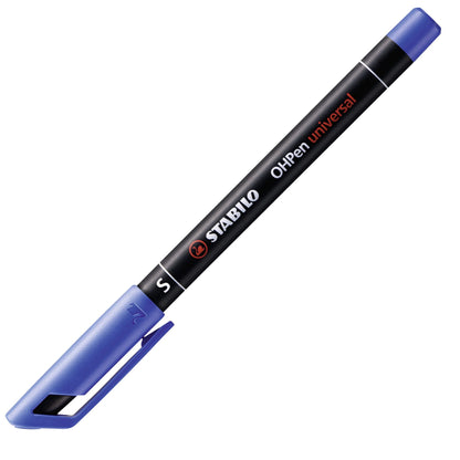 Marcatore - STABILO OHPen universal Permanente - Tratto Superfine (0,4 mm) - Blu (25534256)