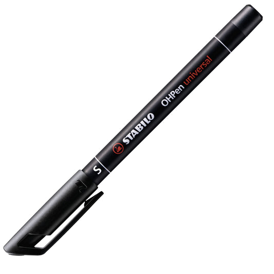 Marcatore - STABILO OHPen universal Permanente - Tratto Superfine (0,4 mm) - Nero (25534257)