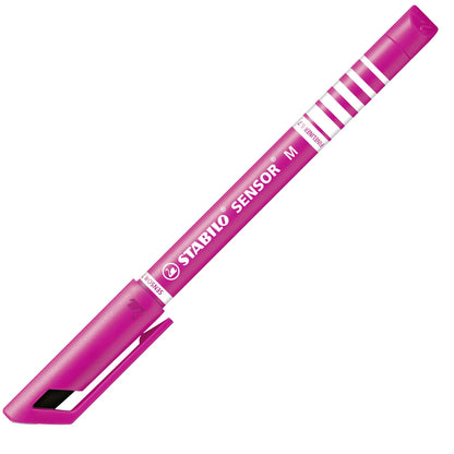 Fineliner con punta ammortizzata - STABILO SENSOR M - Tratto Medio (0,7 mm) - Rosa (25529346)
