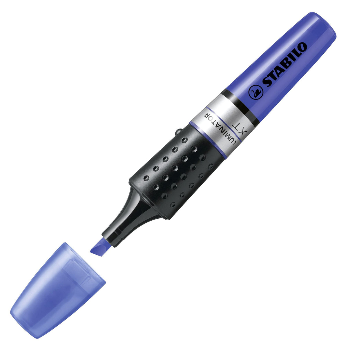 Evidenziatore - STABILO LUMINATOR - lunga durata e doppio tratto (2 + 5 mm) - Blu (25526932)