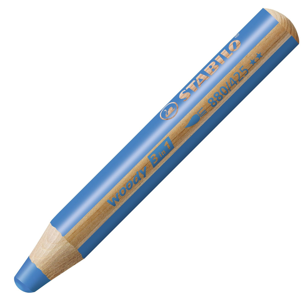 Matita colorata Multi-Funzione - STABILO woody 3 in 1 - Blu cobalto (25541115)