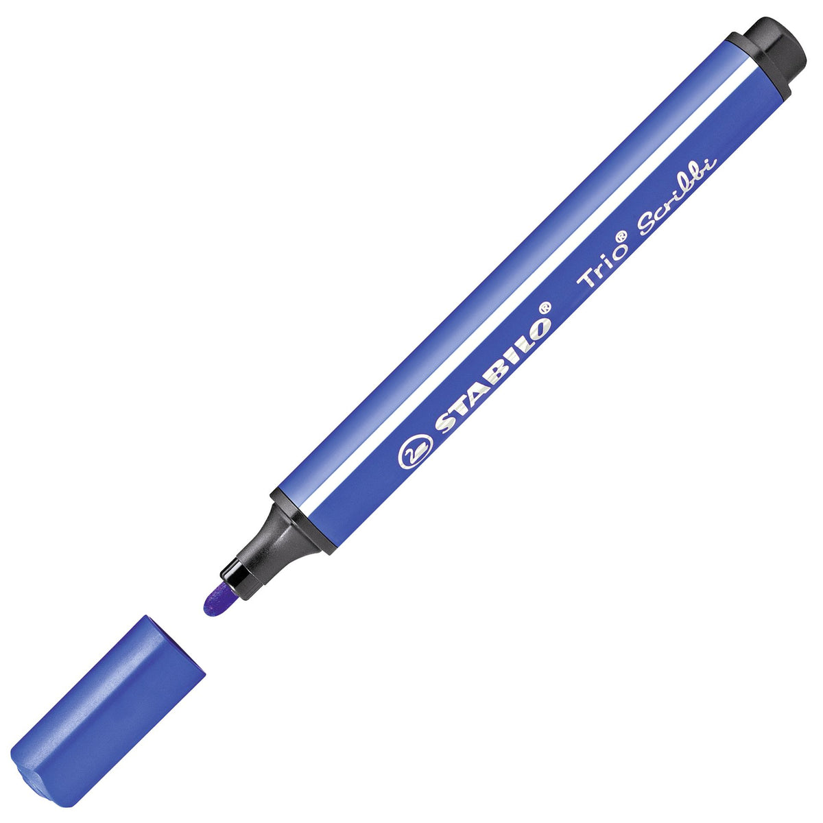 Pennarello triangolare con punta ammortizzata - STABILO Trio Scribbi - Blu (25577693)
