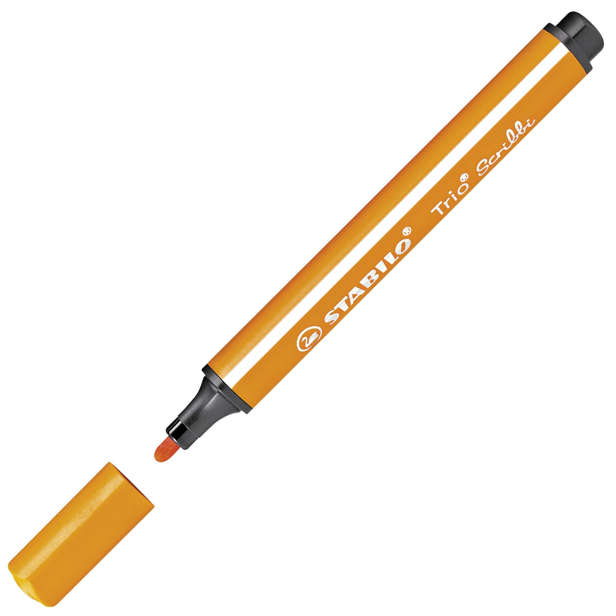 Pennarello triangolare con punta ammortizzata - STABILO Trio Scribbi - Arancione (25577485)