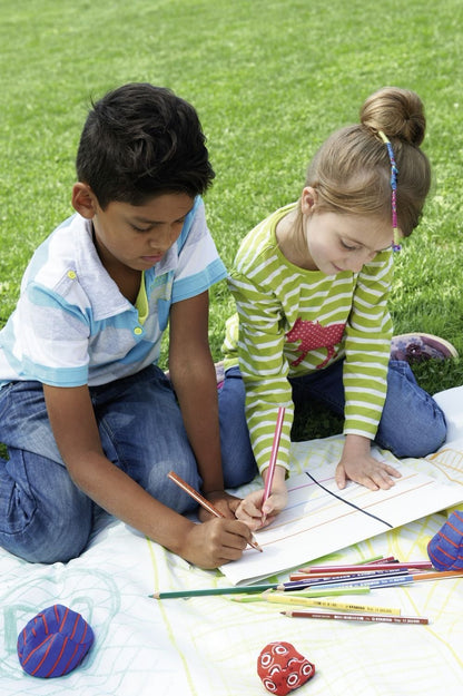Matita colorata triangolare - STABILO Trio thick - Blu viola (25544873)