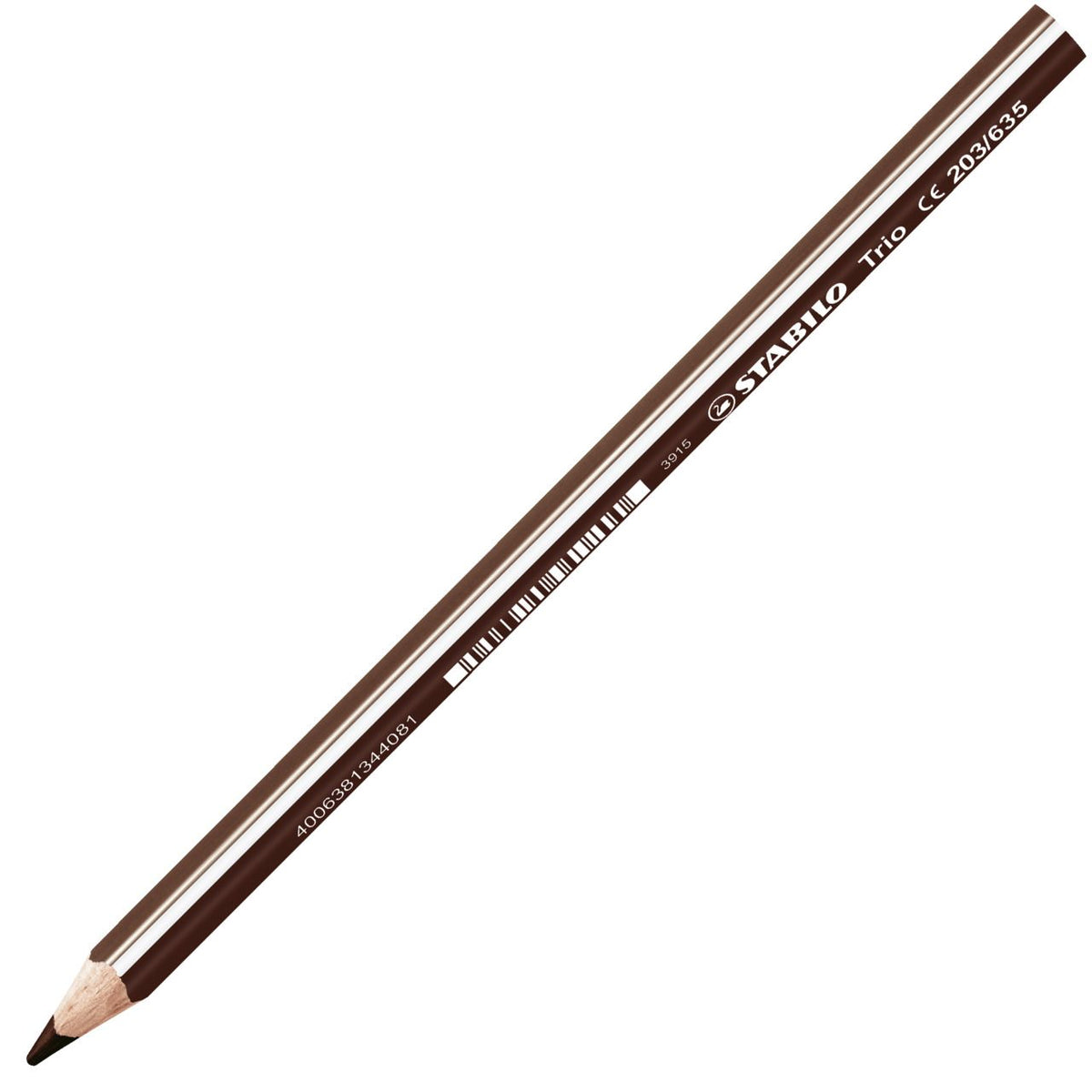 Matita colorata triangolare - STABILO Trio thick - Marrone scuro (25544911)