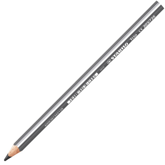Matita colorata triangolare - STABILO Trio thick - Grigio (25544891)