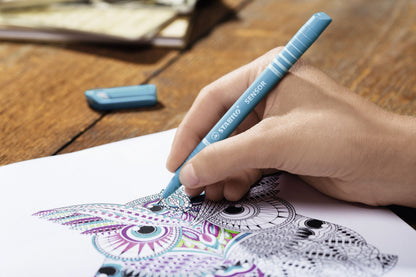 Fineliner con punta ammortizzata - STABILO SENSOR F - Tratto Fine (0,3 mm) - Rosa (25529289)