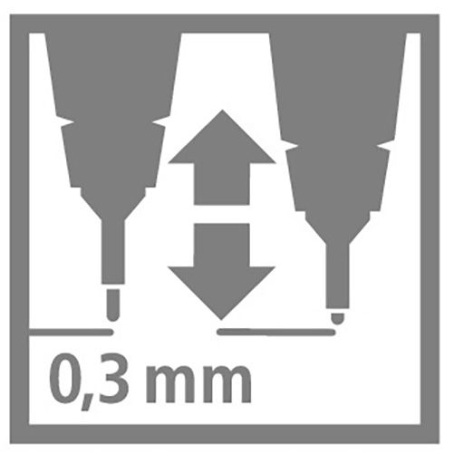 Fineliner con punta ammortizzata - STABILO SENSOR F - Tratto Fine (0,3 mm) - Rosa (25529290)