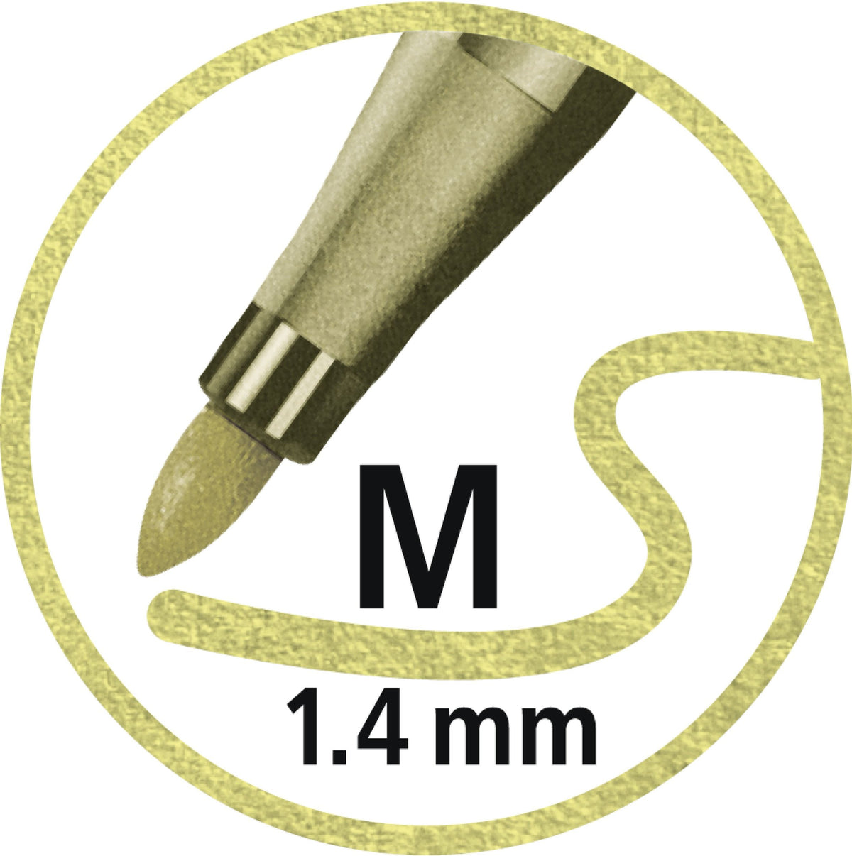 Pennarello Premium Metallizzato - STABILO Pen 68 metallic - Verde metallizzato (25577423)