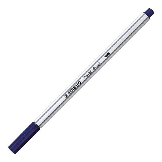 Pennarello Premium con punta a pennello - STABILO Pen 68 brush - Blu di Prussia (25575832)