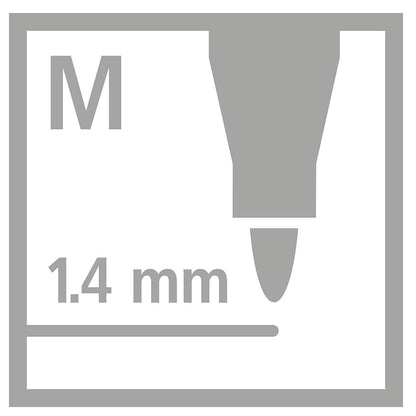 Pennarello Premium Metallizzato - STABILO Pen 68 metallic - Astuccio da 8 - con 8 colori assortiti (25577043)