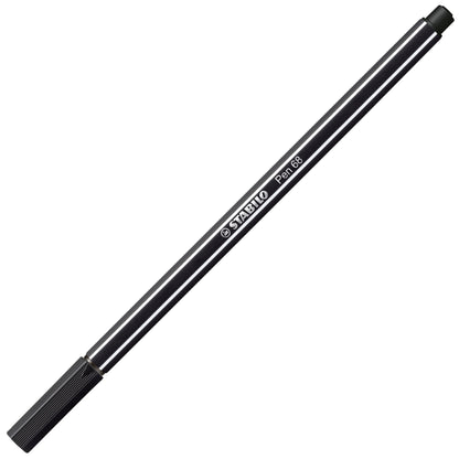 Pennarello Premium - STABILO Pen 68 - ARTY - Astuccio da 18 con appendino - 18 colori assortiti (25572785)