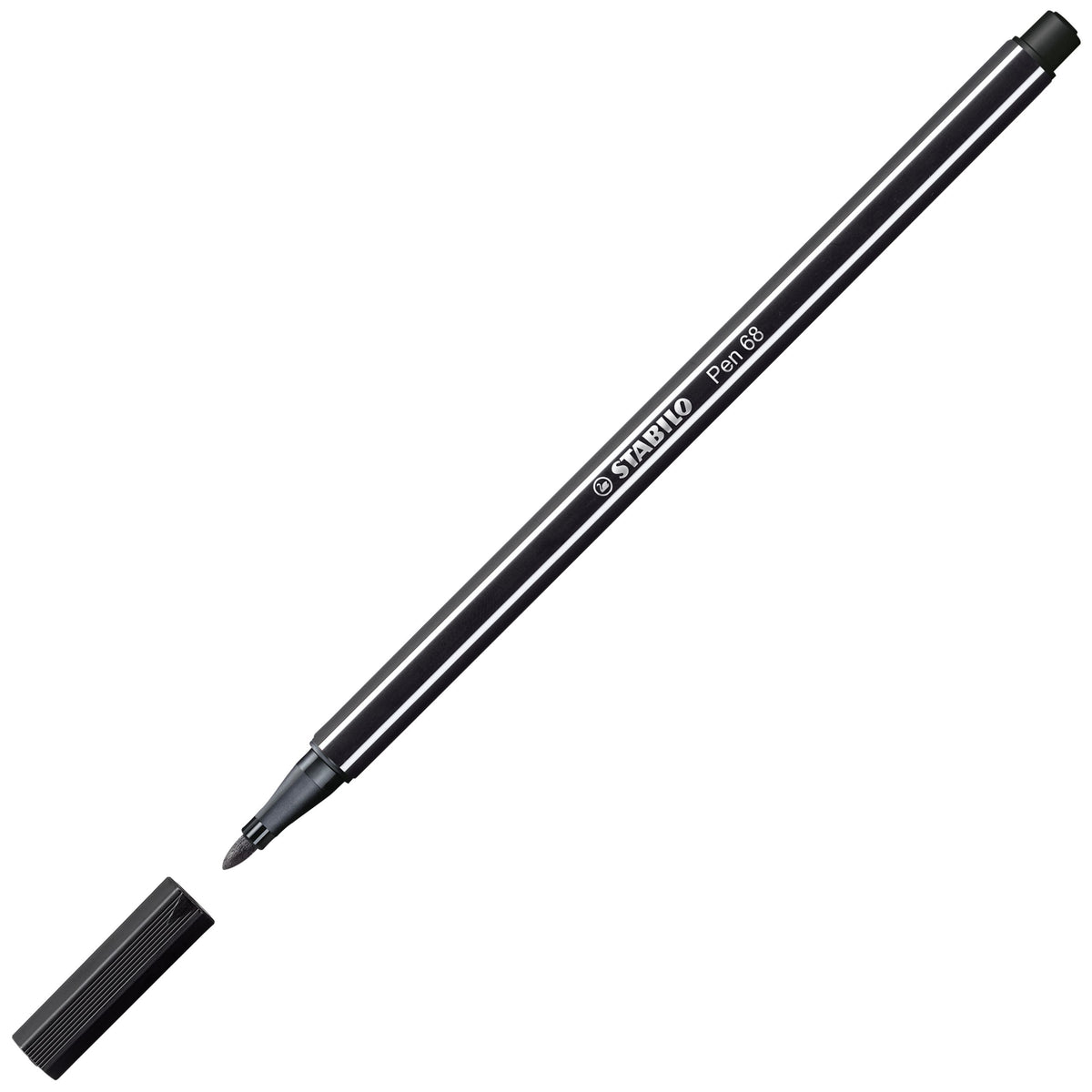 Pennarello Premium - STABILO Pen 68 - ARTY - Astuccio da 24 con appendino - 24 colori assortiti (25572822)
