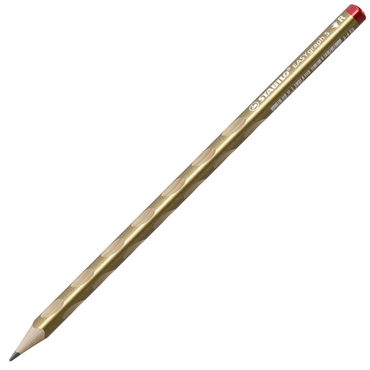 Matita Ergonomica triangolare - STABILO EASYgraph S Metallic per Destrimani in Oro - Confezione da 12 - Gradazione HB
 (25545065)