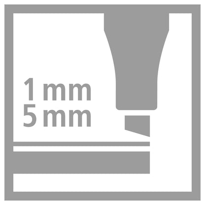 Pennarello Premium a tratto doppio (1 + 5 mm) - STABILO Pen 68 MAX - Verde Ghiaccio (25575471)