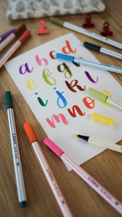 Pennarello Premium con punta a pennello - STABILO Pen 68 brush - Terra di Siena (25576606)