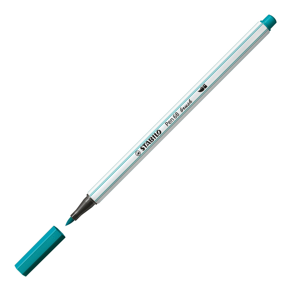 Creative Set STABILO ARTY - STABILO point 88, Pen 68 brush & aquacolor - Scatola in metallo da 36 - 12 fineliner point 88, 8 pennarelli con punta a pennello Pen 68 brush, 16 matite colorate aquacolor (25524066)