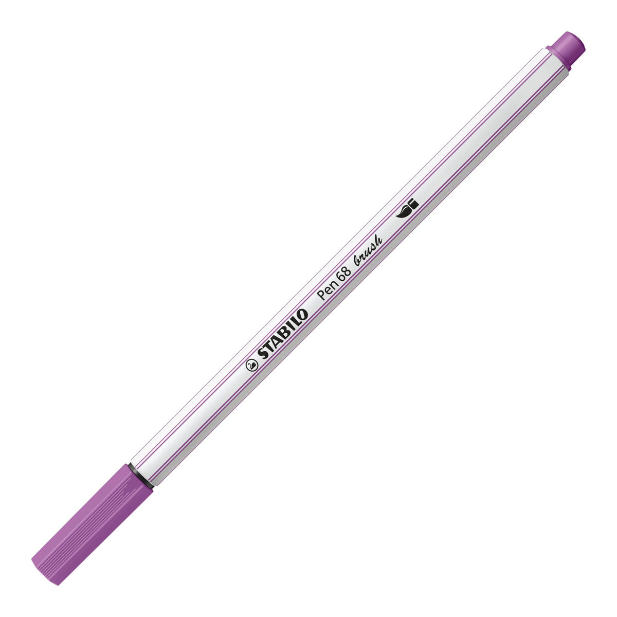 Pennarello Premium con punta a pennello - STABILO Pen 68 brush - Rollerset con 18 colori assortiti (25576354)