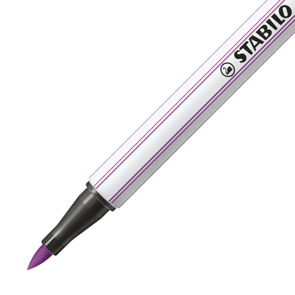 Pennarello Premium con punta a pennello - STABILO Pen 68 brush - Rollerset con 18 colori assortiti (25576355)