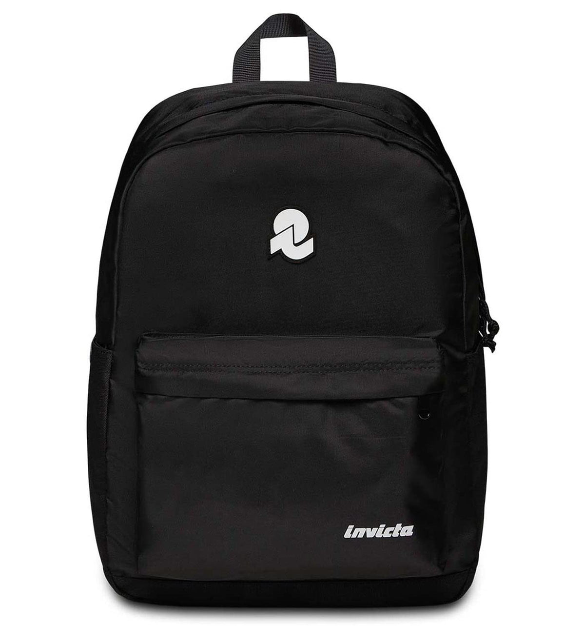 Invicta Zaino Scuola CARLSON, Nero - Tasca Interna, Tasca Porta PC, Tasche Laterali Porta Borraccia - Zaino Viaggio, Zaino Università - Eco Material (25531293)