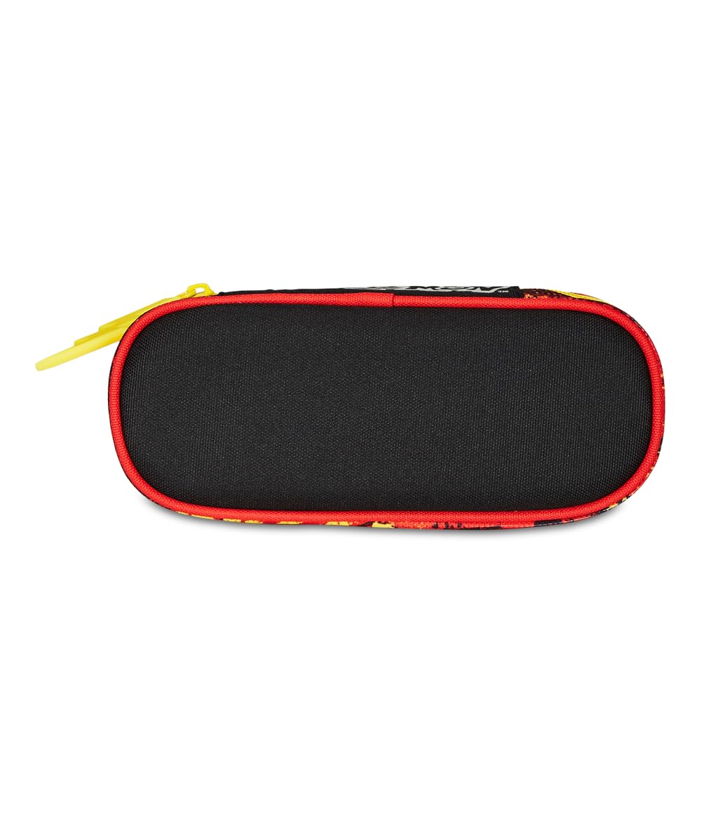 Seven Portapenne Scuola ROUND PLUS - POKEMON - PIKACHU - Giallo Rosso - Astuccio Scuola Monozip con Organizer Interno, Passanti Elastici - Accessori Zaino Scuola - Astuccio Bambino (25595539)