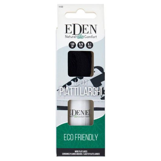 Eden Natural Comfort Lacci Piatti Larghi 130 cm 8/9 Fori 1 Paio (25525902)