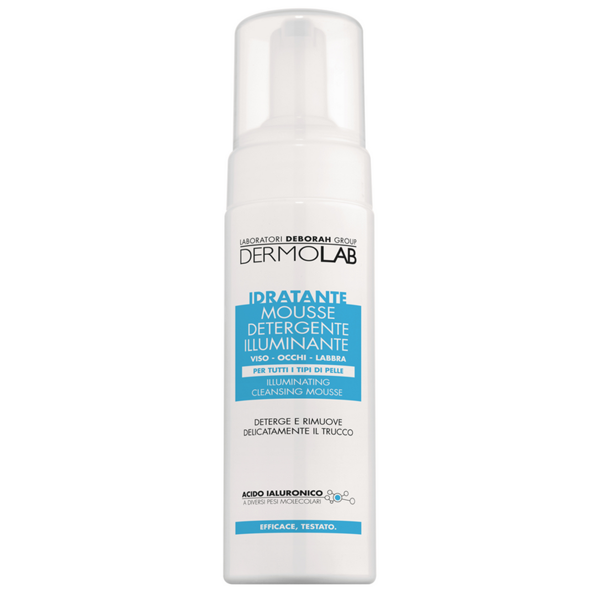 Dermolab - Mousse Detergente Idratante Illuminante Viso Occhi Labbra - 150 ml
 (25525199)