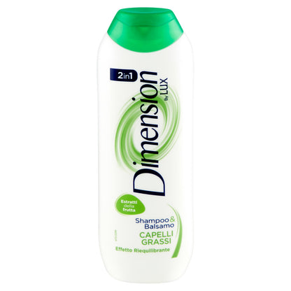 Dimension by Lux Shampoo & Balsamo 2in1 Capelli Grassi Effetto Riequilibrante 250 ml (25525472)