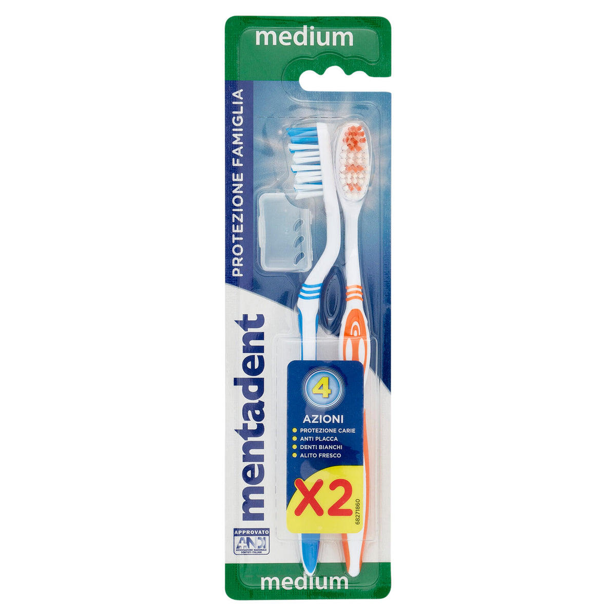Mentadent Protezione Famiglia medium 2 pz (25560081)